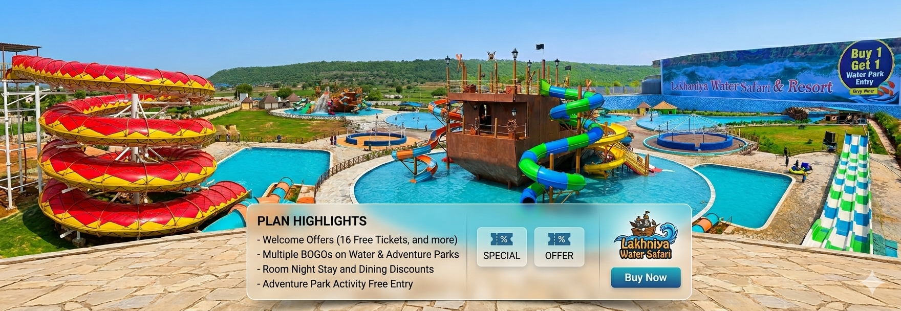Lakhniya Water Safari & Resort — banner 1